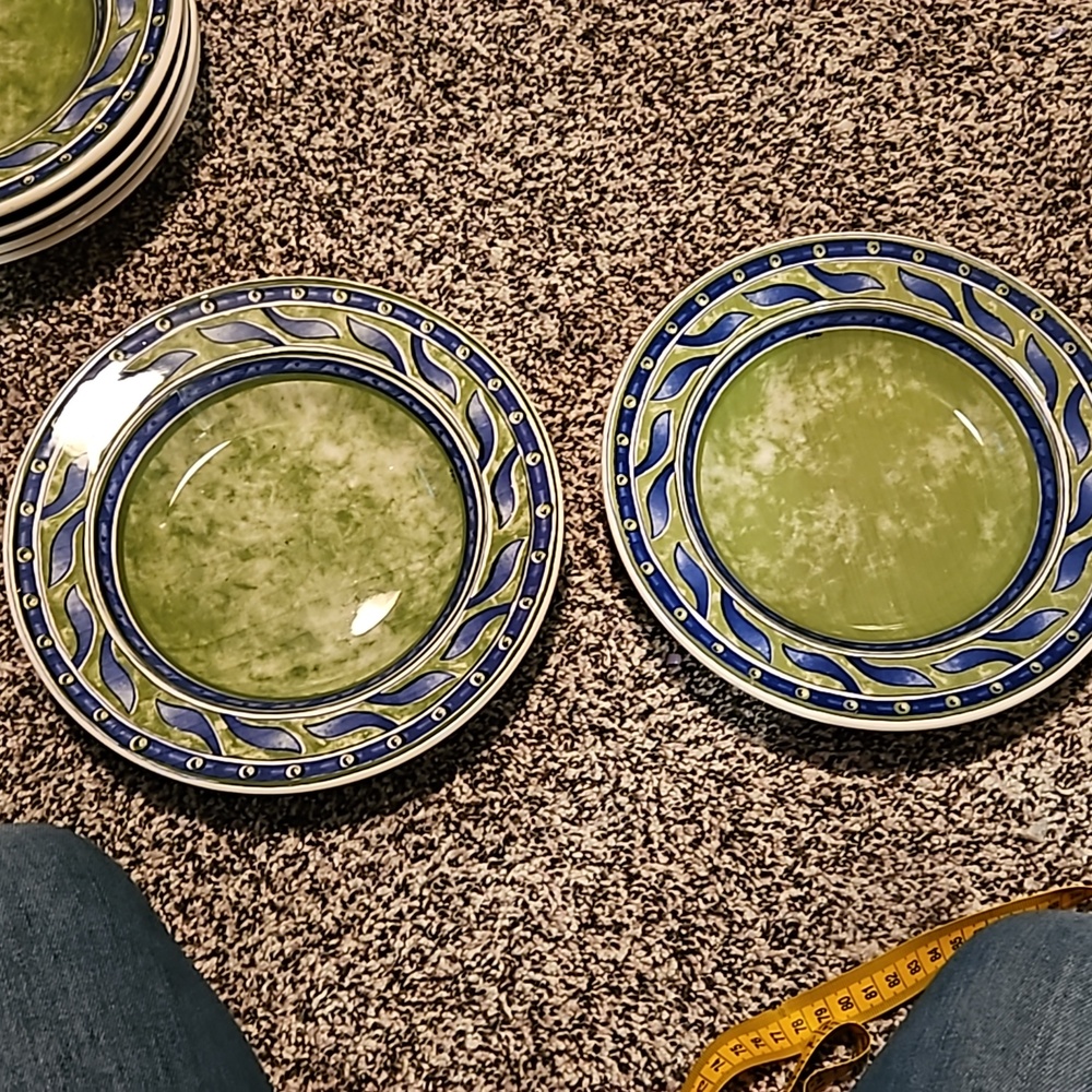 Verseilles Quadrifoglio for Pier 1 Salad/Pasta Bowls set of 2